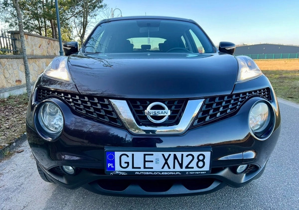 Nissan Juke cena 42900 przebieg: 167671, rok produkcji 2015 z Lębork małe 529